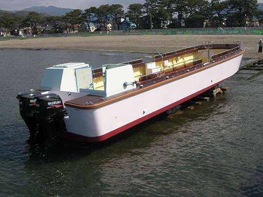 オープンタイプ運河クルーズボート「かなもえ」